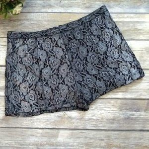 Sparkle & Fade Metallic Shorts (Urban Outfitters)
